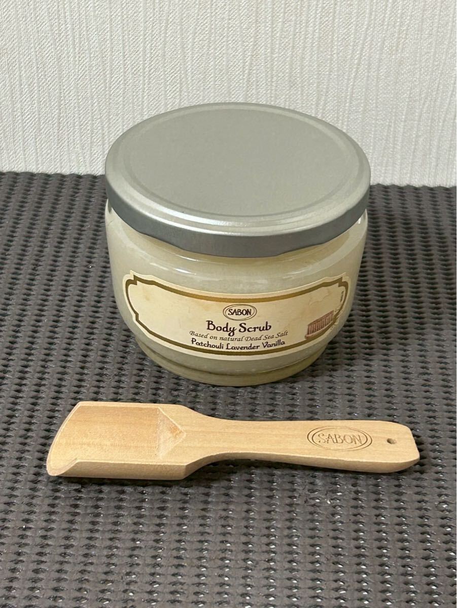 N5K163◆新古品◆ サボン ボディスクラブ A パチュリ ラベンダー バニラ スクラブ洗浄料 320g拍卖
