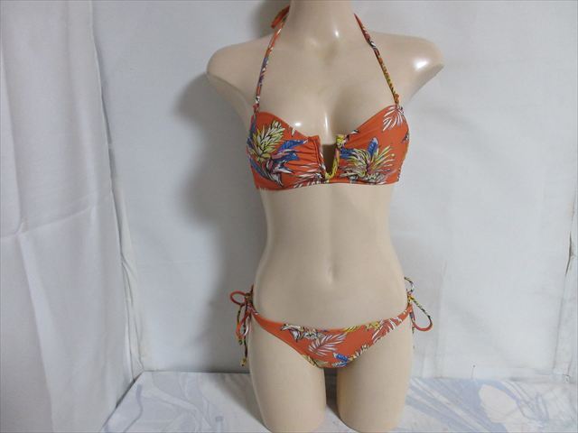 3909 ≪9M≫ リアル砂交じり?紐パン 厚カップ ビキニ 水着 定形外450円拍卖