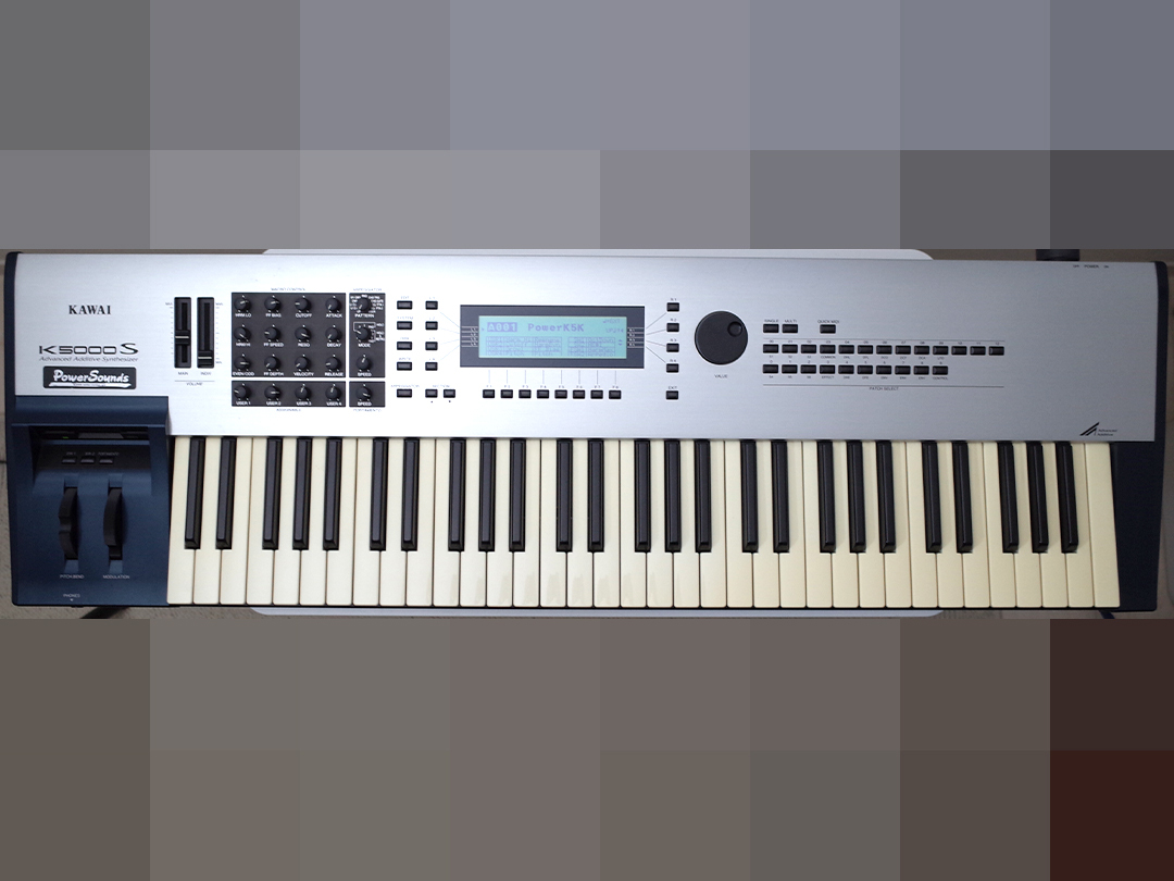 【激レア】KAWAI K5000S PowerSound 倍音加算合成 圧巻の512サイン波で事実上どんなおとも作成可能 クラフトワーク/ Kraftwerk拍卖