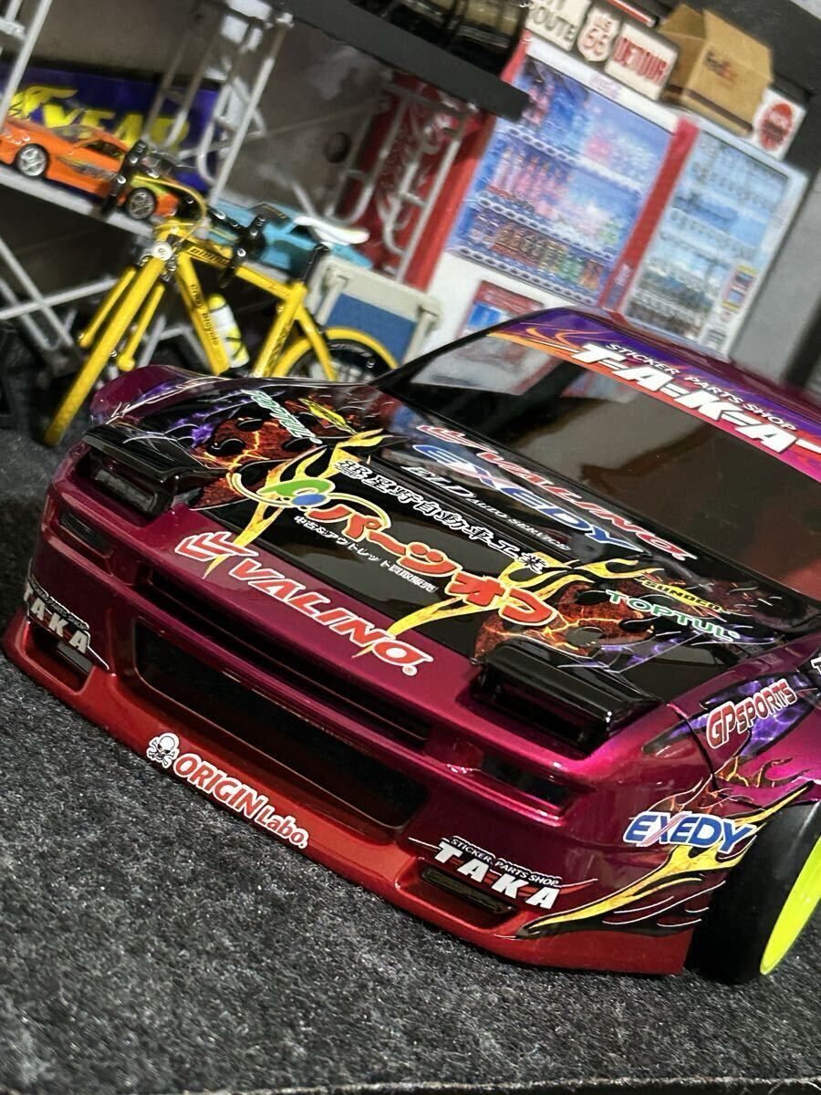送料込 塗装済 未走行 ADDICTION 180SX V2 パーツショップTAKA 2025 中村龍 仕様 ボディのみ拍卖