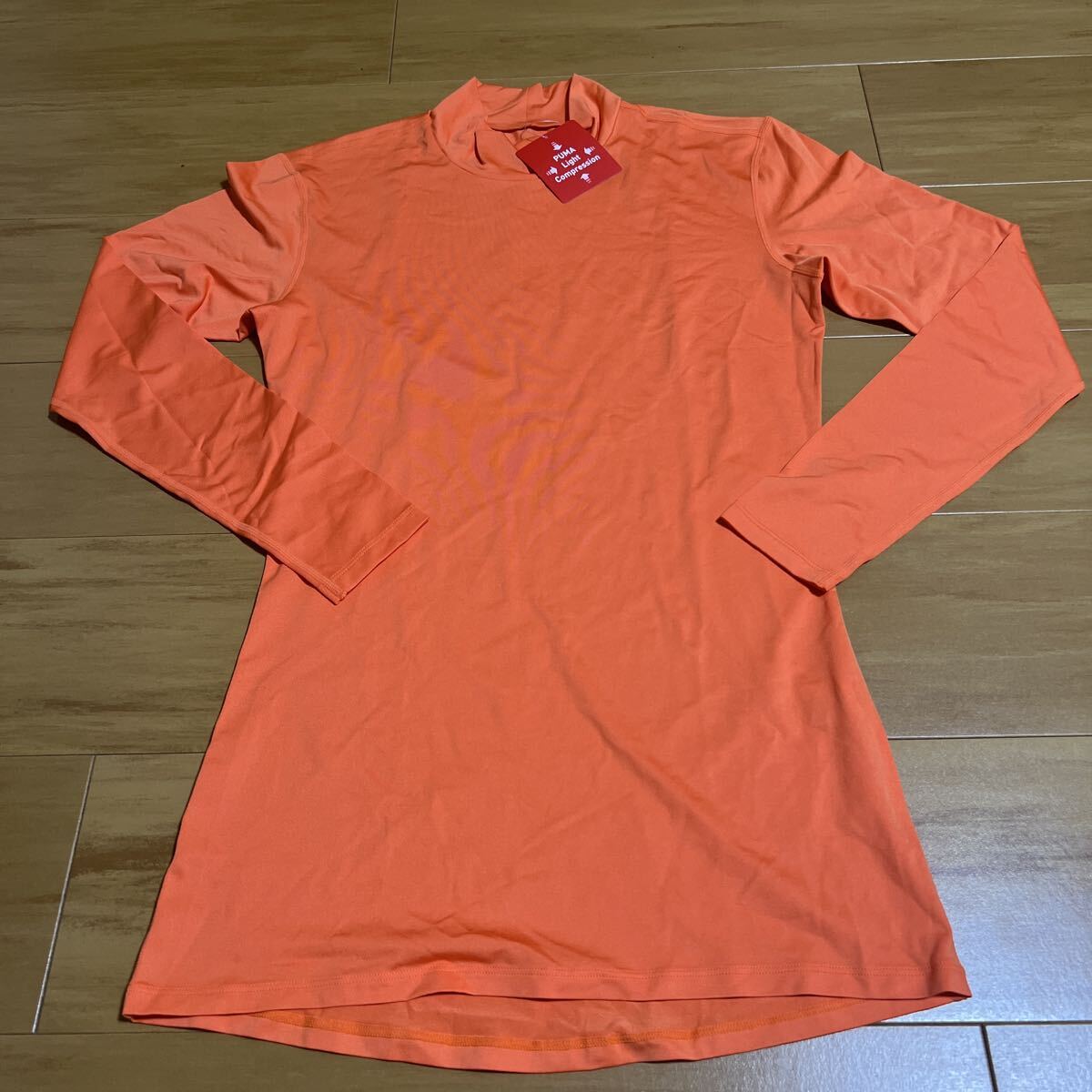 プーマ PUMA 長袖 ハイネック オレンジ色拍卖