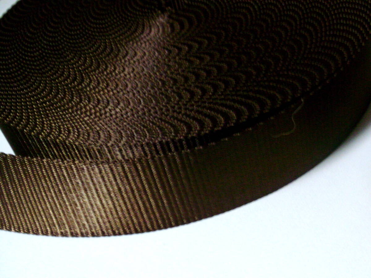 ナイロンテープ★38mm★ブラウン系★12m巻拍卖