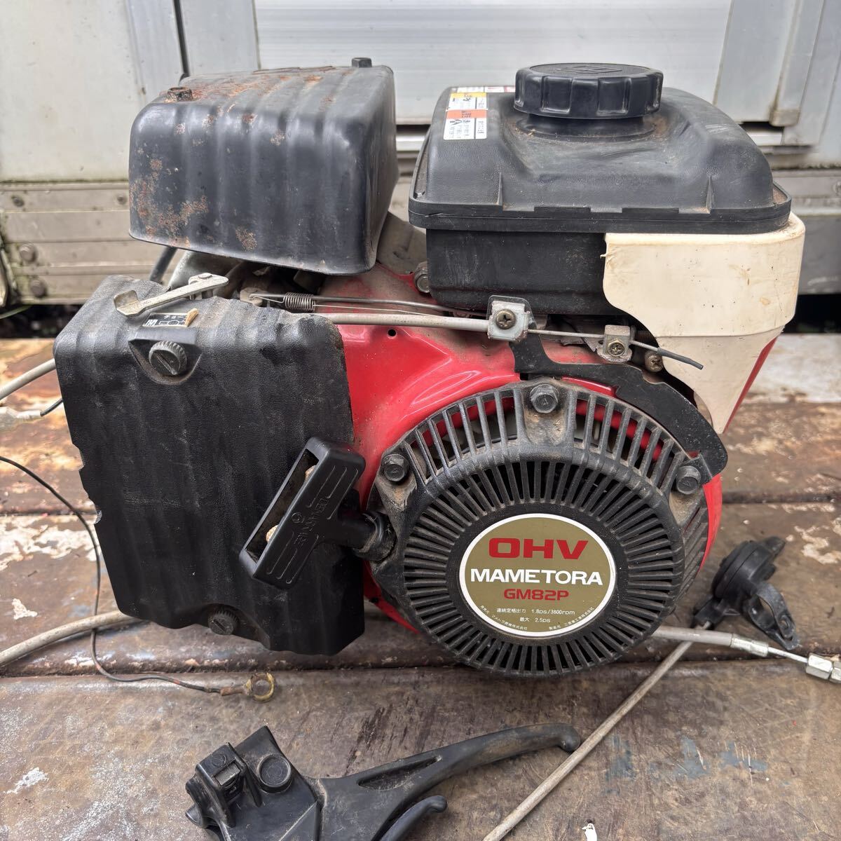 送料無料 MITSUBISHI GM82P エンジンポンプ ガソリン 三菱 ガソリンエンジン HONDA ホンダ 発動機 マメトラ MAMETORA 農機具 拍卖