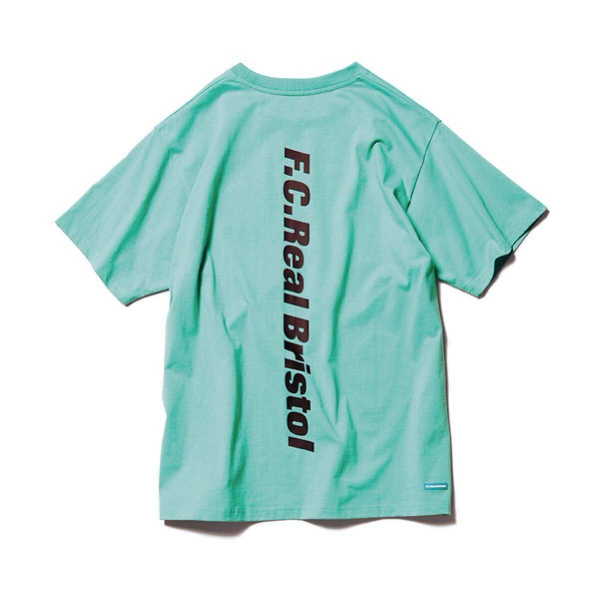 【良品】 FCRB f.c real bristol エフシーレアルブリストル SOPHNET ソフネット VERTICAL LOGO POCKET TEE Tシャツ LIGHT BLUE ライトブル拍卖