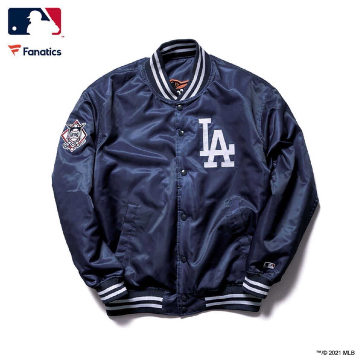 【新品】 21AW 22 新品 FCRB f.c real bristol エフシーレアルブリストル FANATICS MLB TOUR TEAM REVERSIBLE VARSITY JACKET ドジャース拍卖