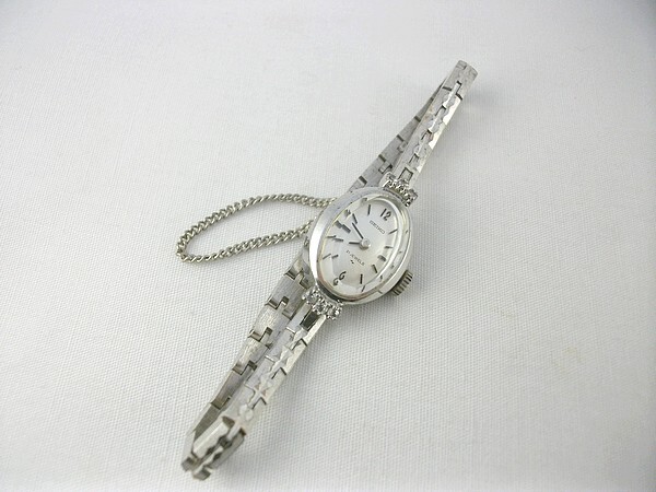 Y91u19★SEIKO 古い腕時計 手巻き 21石 レディース 動作あり 機械式時計 セイコー時計拍卖