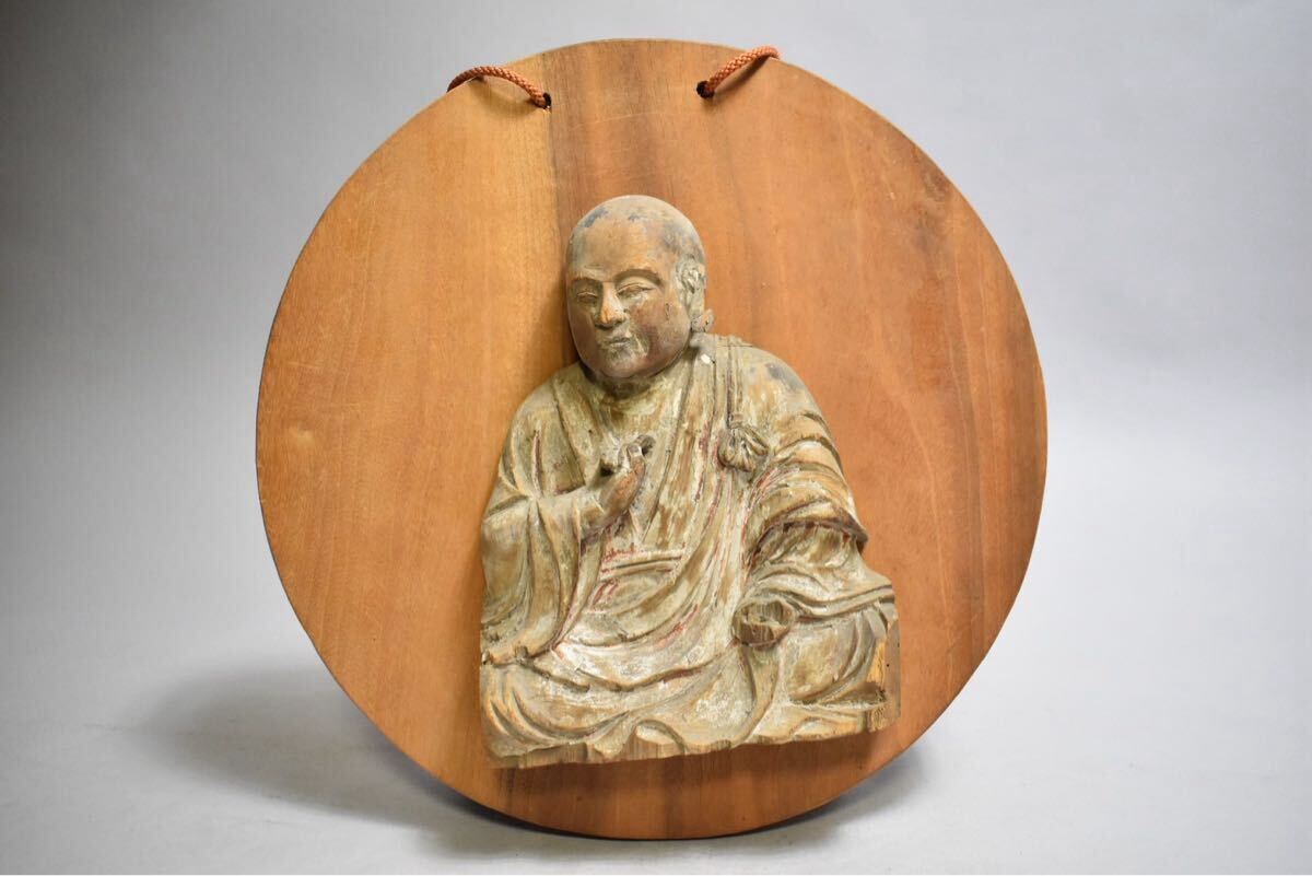 【英】A1203 時代 空海掛仏 H37㎝ 仏教美術 仏像 佛 置物 彫刻 骨董品 美術品 古美術 時代品 oy拍卖