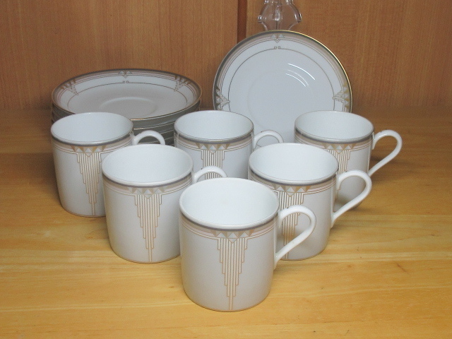 ★1526・オールドノリタケ・ティーカップ&ソーサー6脚セット★陶器・完品★骨董・レア・ビンテージ・レトロ・アンティーク・美品★拍卖