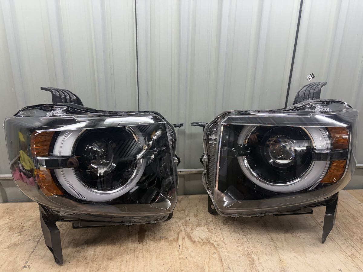 7-1122-7 ★ 深艶クリア塗装/保証付 ★ N VAN N-VAN JJ1 ヘッドライト 左右 セット LED レベ付 コイト 100-6228M 打刻4 ホンダ拍卖