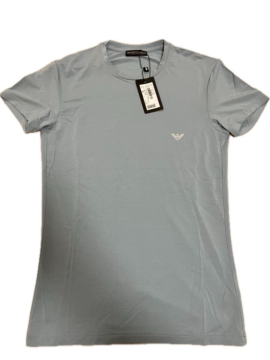 新品タグ付き EMPORIO ARMANI エンポリオアルマーニ 半袖 Tシャツ イーグルロゴ トップス拍卖