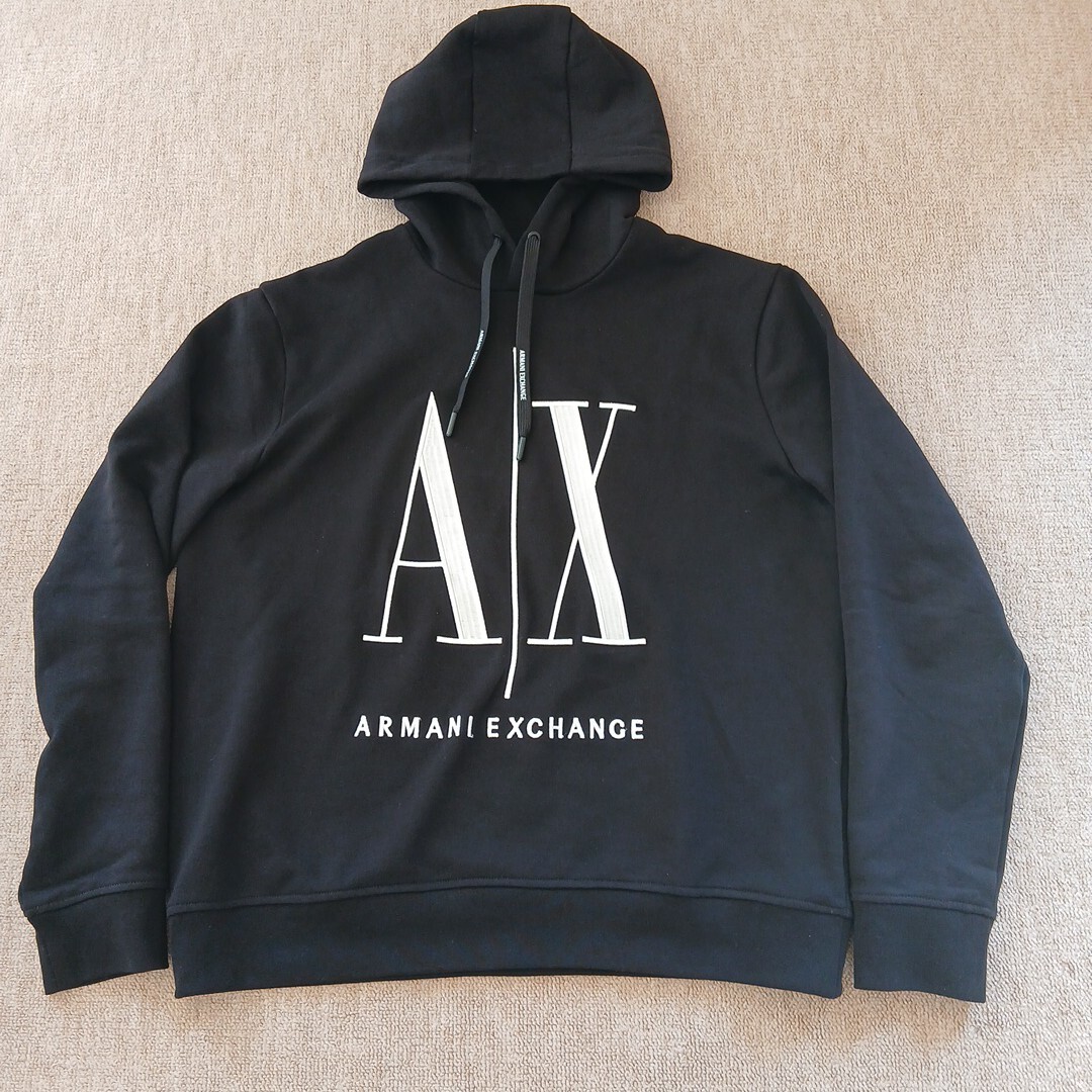 ARMANI EXCHANGE パーカー L ブラック拍卖