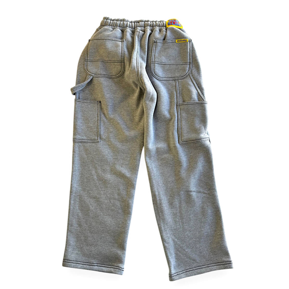 NEO BLUE Baggy Carpenter Sweat Pants ネオブルー グレー Lサイズ ペインター スウェットパンツ カーペンター MADE IN USA拍卖