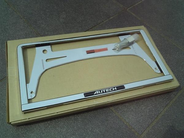 日産純正 J31 ティアナ AUTECH ナンバープレートリム TEANA オーテック拍卖