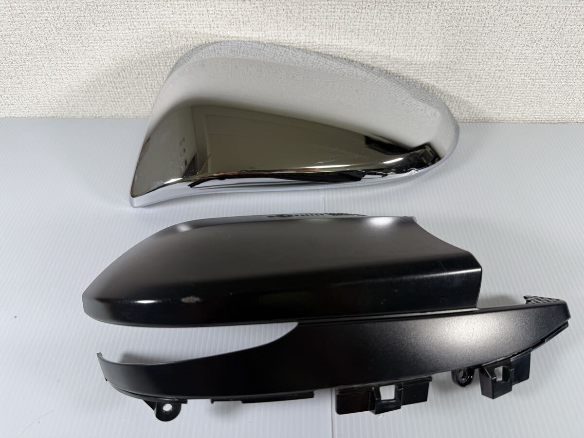 トヨタ ノア ヴォクシー エスクァイア 80系 純正 ドアミラー カバー 上下 左 シルバーメッキ 素地 murakami G095 0093/251110拍卖
