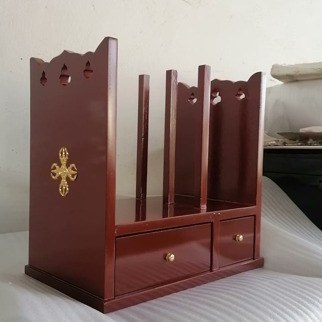 護摩木台 朱色◆ 護摩で使われる仏具・密教法具・寺院仏具拍卖