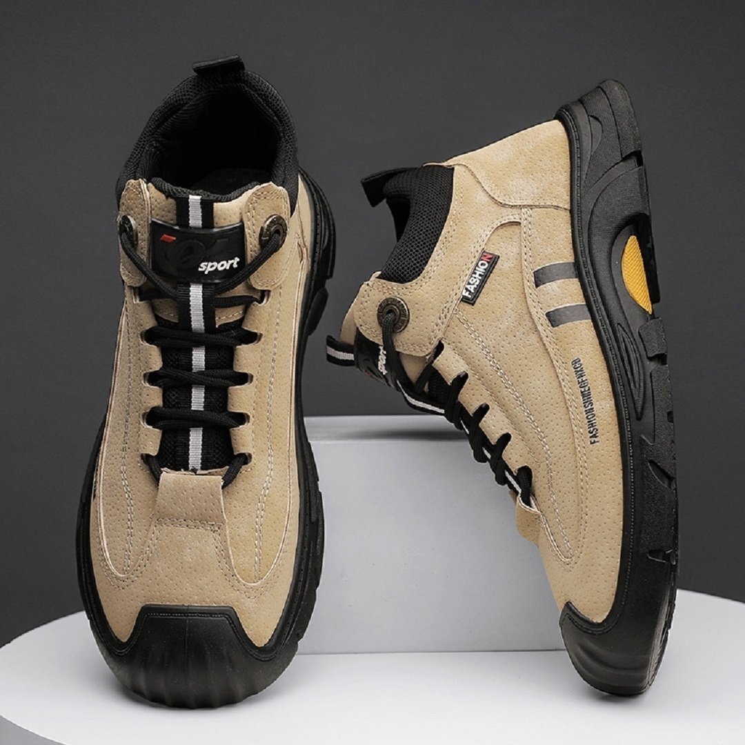 バイクシューズ ライディングブーツ 厚底 ライダーブーツ 防水 オートバイ メンズ ブーツ オートバイ用品滑り止め サイズ:26.5cm イエロー拍卖