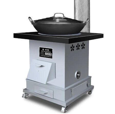 薪かまど薪焼き家庭用田舎無煙暖房ストーブ屋外新型式大鉄鍋台移動特厚オーブン拍卖