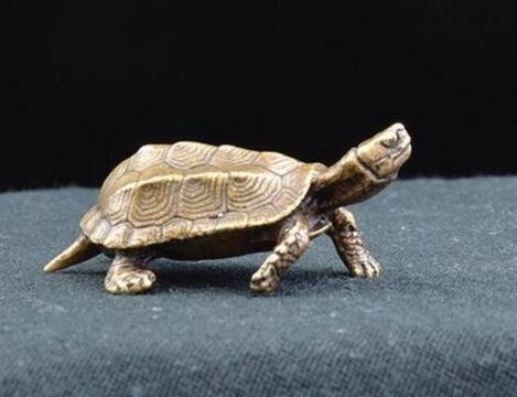 新品★銅製品 茶寵 カメ 銅器 開運風水 招財 工芸品 装飾品 置物拍卖