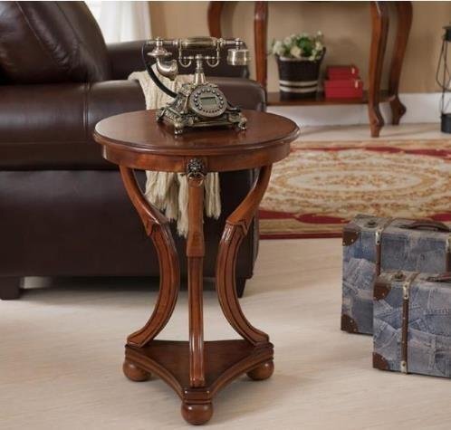 特売★高級家具☆☆ 木制 アンティーク調デザイン 電話台 テーブル 花台リビング 玄関テーブル サイドテーブル拍卖