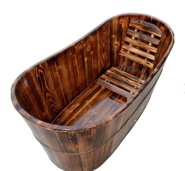 新作★ 高品質 実用品★厚い シャワーバケツ 木製 美容院 お風呂 成人 風呂バケツ サウナ 家庭用拍卖