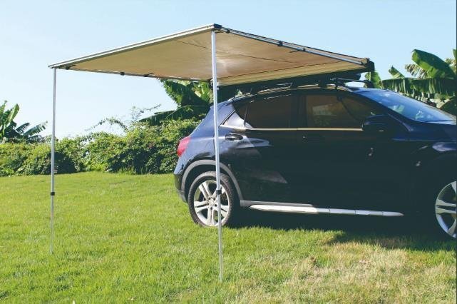 新入荷★実用品★便利グッズ アルミ合金製 サイドオーニング カーサイドオーニング オーニングテント カーサイドタープ 汎用 屋根 収納式拍卖