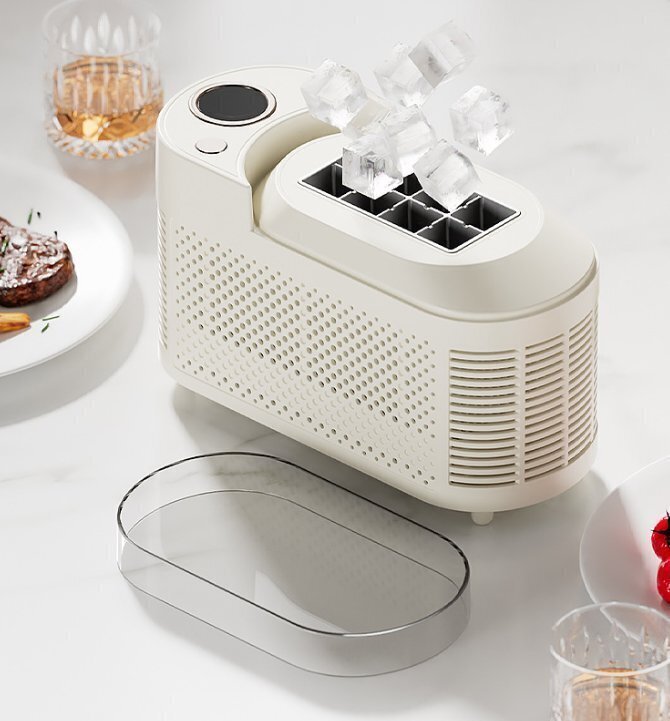 製氷機ミニ便利家庭用寮オフィスキャンピングカーキューブ氷自動製氷ボックス拍卖