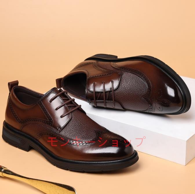 特売◆新品◆ビジネスシューズ メンズシューズ 本革 レザーシューズ 革靴 ドレスシューズ 牛革 卒業式 紳士靴拍卖