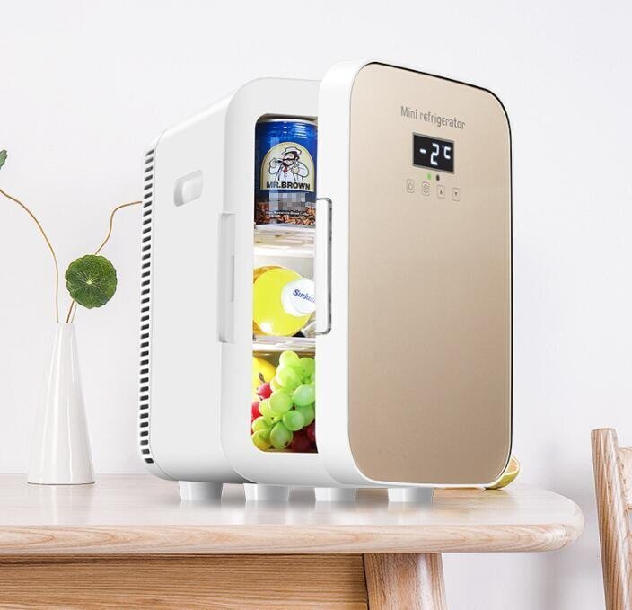 強力推薦★車載冷蔵庫 13.5L ポータブル冷蔵庫 -5℃~+65℃調整 持ち運べる小型冷蔵庫 クーラーボックス 家庭用車載用 静音 DC12V 110V拍卖