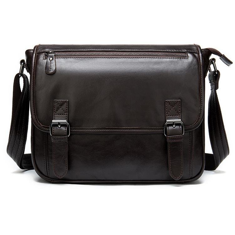 ショルダーバッグ 本革 メンズ レザー メッセンジャーバッグ 男性用 カジュアル 斜め掛け 牛革 肩掛け鞄 通勤通学拍卖