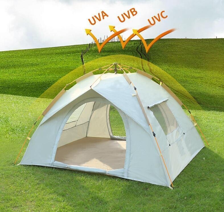 推薦☆テント ポップアップテント ワンタッチテント幅220cm 簡単セット 軽量 コンパクト アウトドア キャンプ 3-4人用拍卖