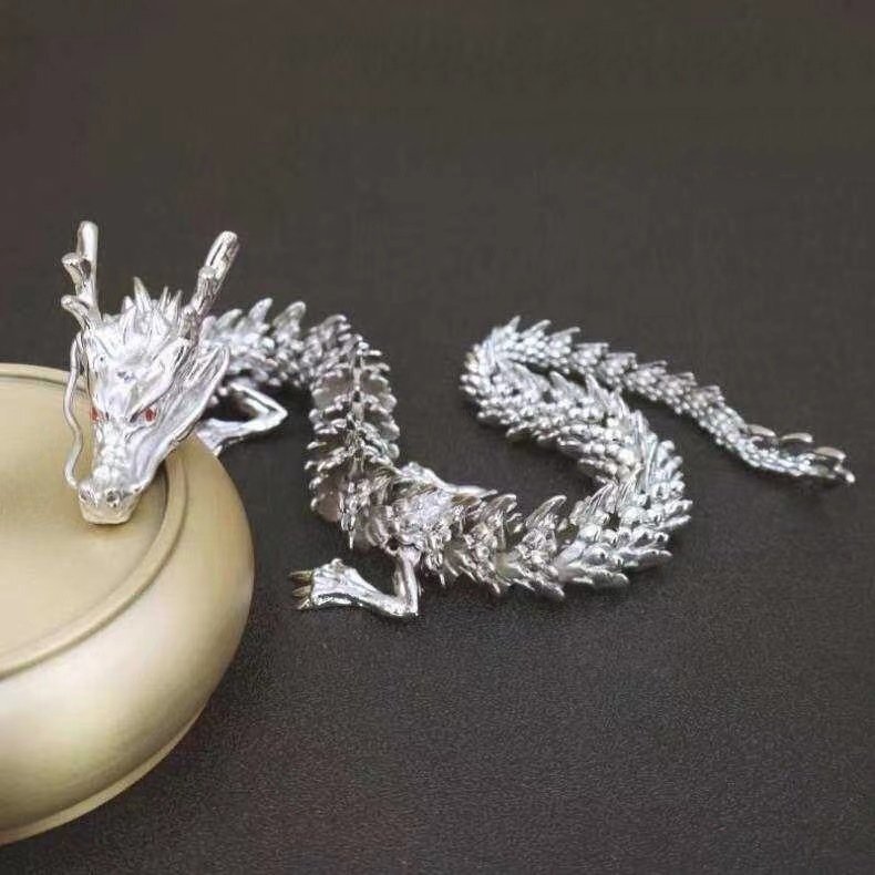 極上品★龍 ドラゴン 銅製 オブジェ 置物 開運 銅製 龍置物 龍の縁起物置物 34cm拍卖