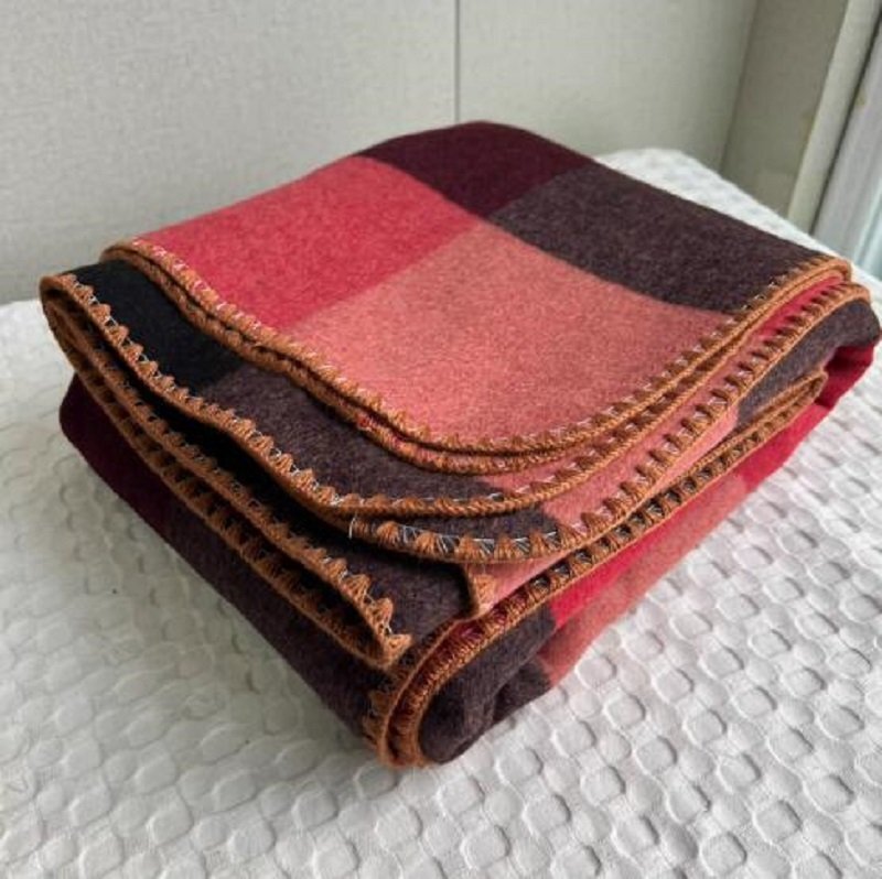 厚地 カシミア毛布 ラグマット ブランケット 超高品質200cmx150cm カシミア ウール タペストリー キャンプ 保暖防寒 野外登山拍卖