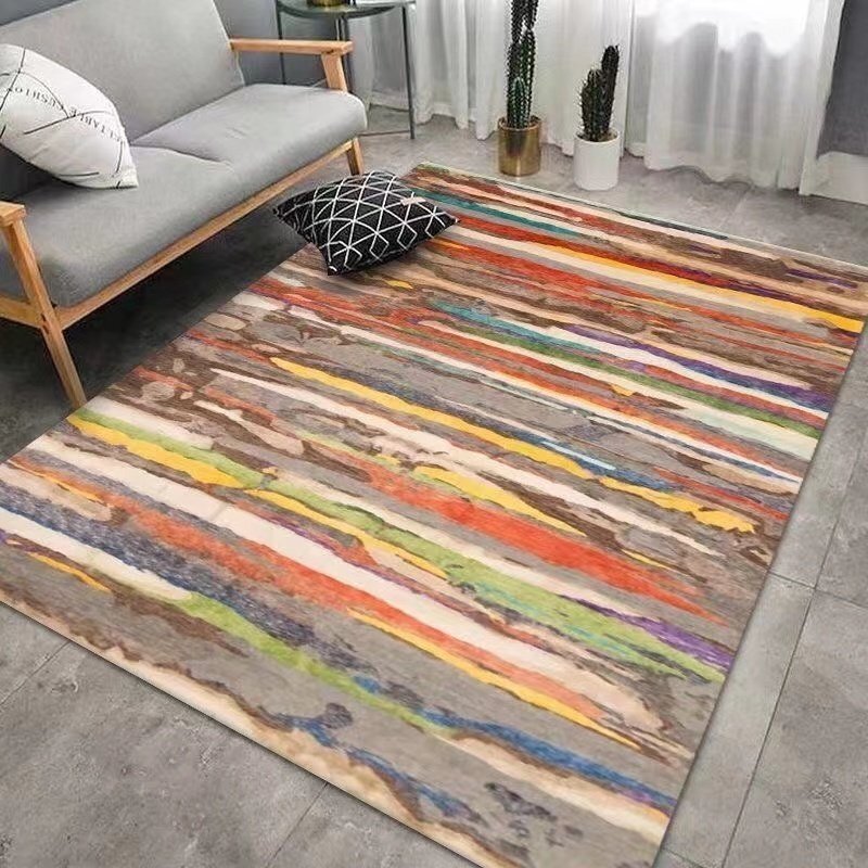 家庭用カーペット 160*230cm北欧民族風カーペットアメリカンリビングソファ茶ベッドルームカーペット拍卖