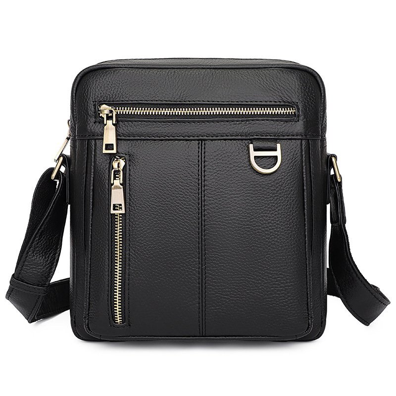 人気推薦★メンズ 本革 ショルダーバッグ レザー 男性 ボディバッグ 斜め掛けバッグ 牛革 大容量 iPad対応 通勤 カジュアル 左右肩付替え拍卖