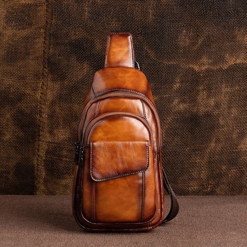 美品★メンズバッグ 牛革 ボディバッグ 本革 ワンショルダー 斜めがけバッグ おしゃれ 軽量 大容量 通勤 iPadmini収納可能拍卖