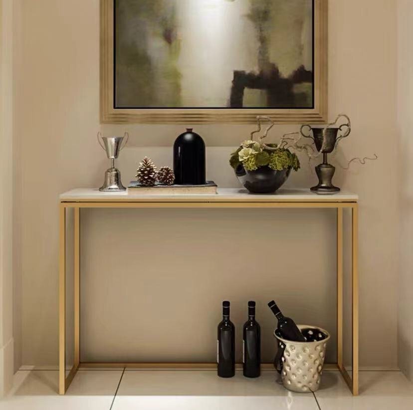 新品★サイドテーブル 大理石調 北欧 おしゃれ モダン アンティーク デザイナーズ コンソール 花台 玄関 リビング拍卖