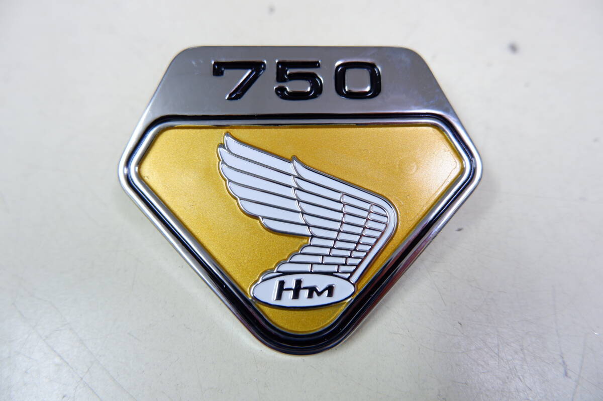 CB750K0 サイドカバー エンブレム 1枚 右用 「ゴールド」 レプリカ 50809-133拍卖