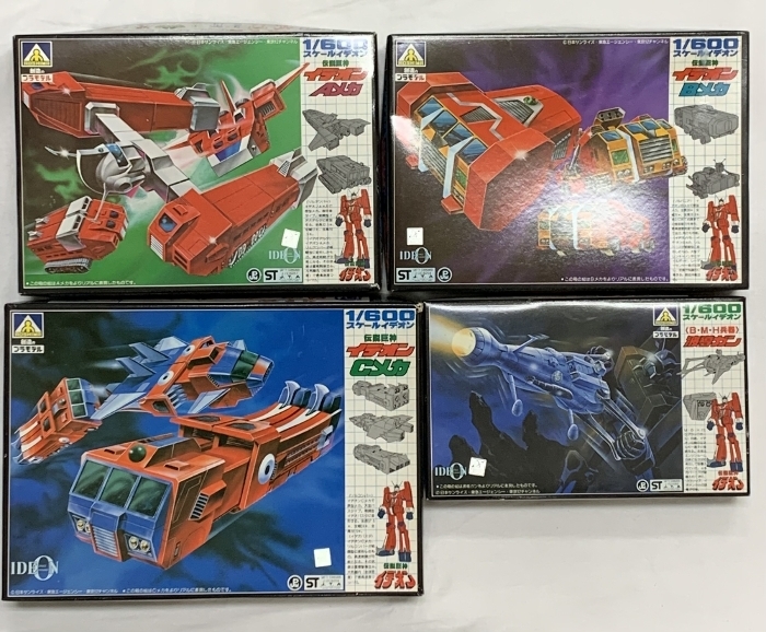 2 未組立 プラモデル 1/600 スケールイデオン 伝説巨神 イデオン 4点 セット AOSHIMA拍卖