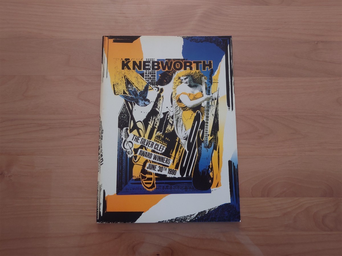 ★KNEBWORTH★ THE SILVER CLEF AWARD WINNERS JUNE 30th 1990★エリック・クラプトン、フィリコリンズ等★パンフレット★中古★Pink Floyd拍卖