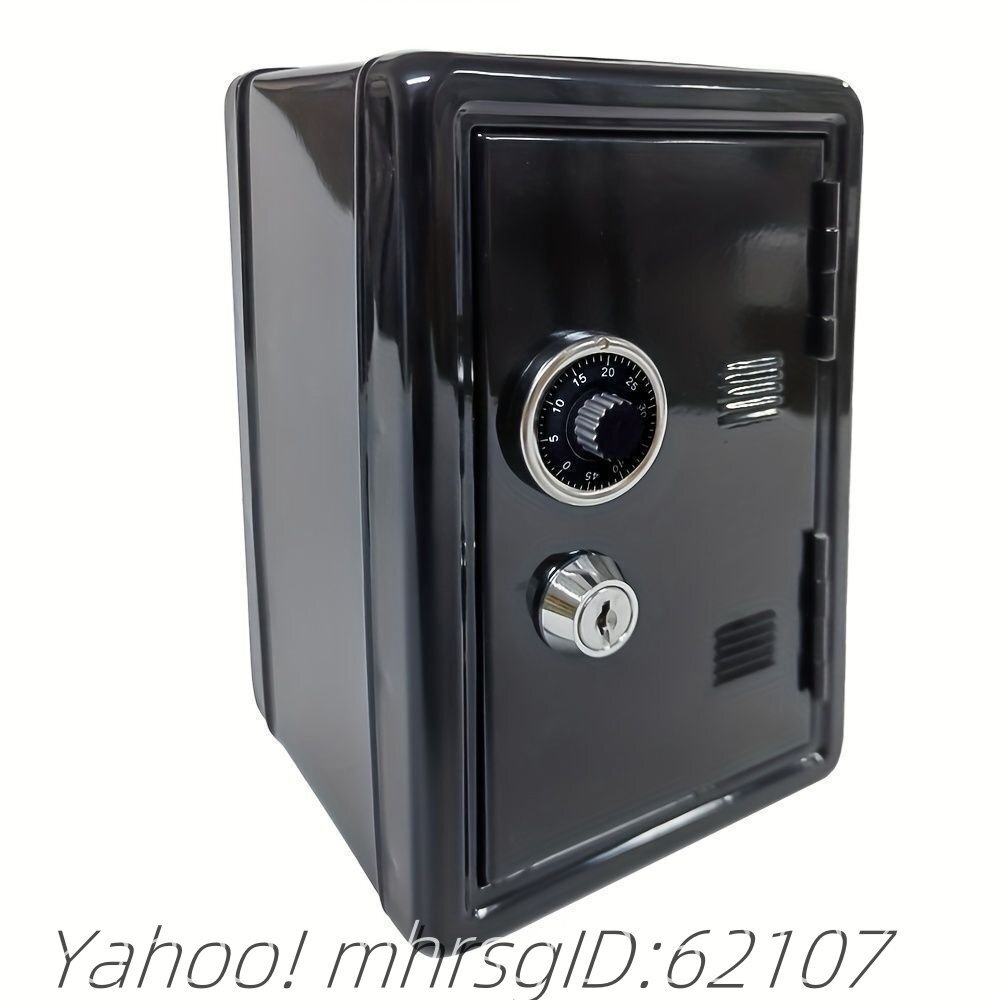 金庫 貯金箱 金庫型 鍵付き ダイヤルロック インテリア 小物入れ かわいい ミニ金庫 置物 飾り セキュリティボックス 引き出し 大切なもの拍卖