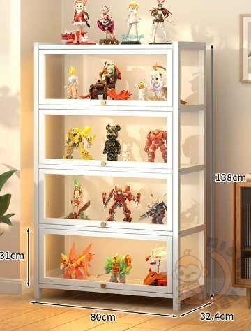 フィギュアショーケースブラインドケースレゴブロック収納ケース防塵非ガラスケース本箱インテリアクリアショーケース拍卖