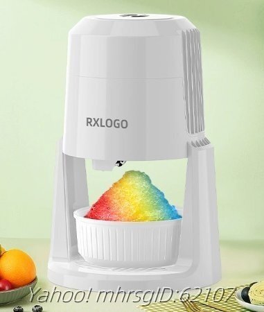 人気の新商品かき氷機自動家庭用小型雹を降らす氷砕き機電動ふわふわシャーアイス機で砕くことができます拍卖