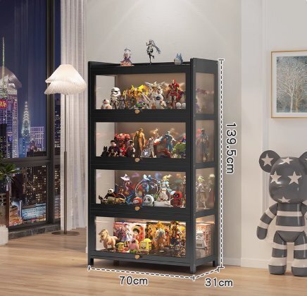 手オ展示棚アクリル透明防塵展示棚ブラインドボックス置き場モデル収納棚拍卖