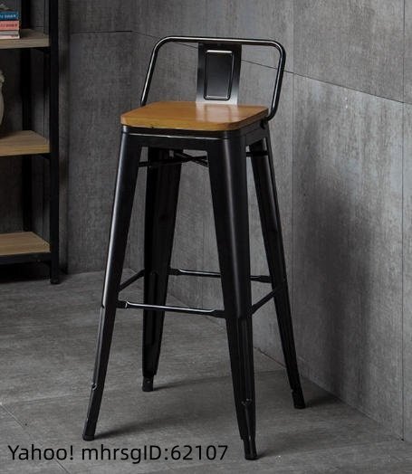 インダストリアルデザインハイチェア おしゃれな家庭用ダイニングチェア拍卖