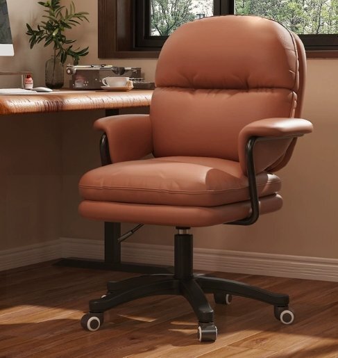 家庭用パソコンチェア快適長居軽量贅沢オフィス学習椅子書斎机転椅子寮リクライニングバックチェア拍卖