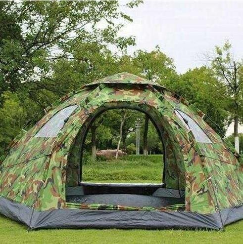 新品☆人気推薦☆ キャンプワンタッチテントUVカットアウトドア用品5~8人用入口2窓4拍卖