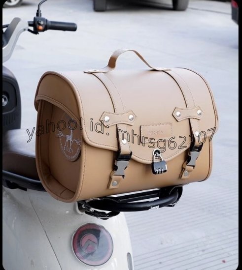 オートバイのレトロなリアボックス/トランクバッグ拍卖