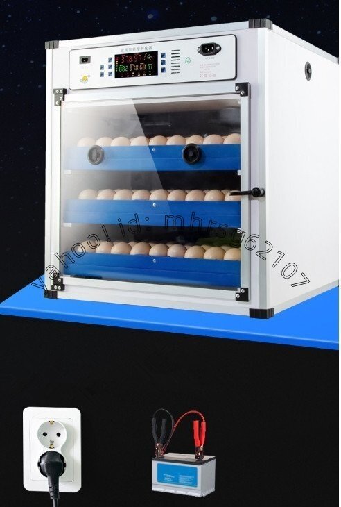 自動孵卵器 自動転卵式 転卵式孵化器 大型インキュベーター 204個 自動温度調節 自動給水 デジタル表示 鶏卵 多機能 12V に対応しています拍卖