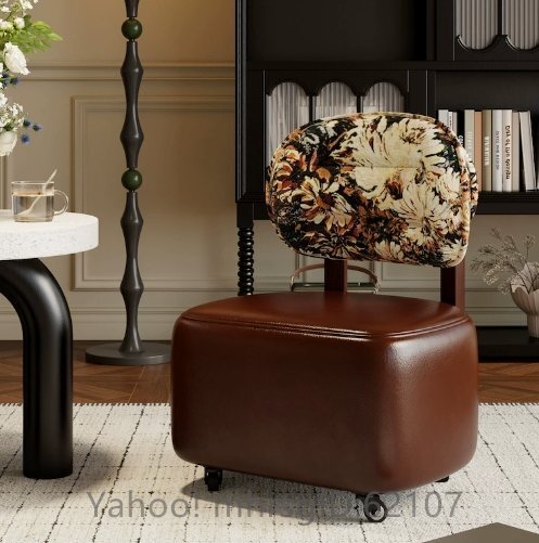 可動ソファー腰掛け家庭用背もたれ回転椅子軟包つるつる腰掛け実木プーリソファー腰掛け背もたれ椅子拍卖