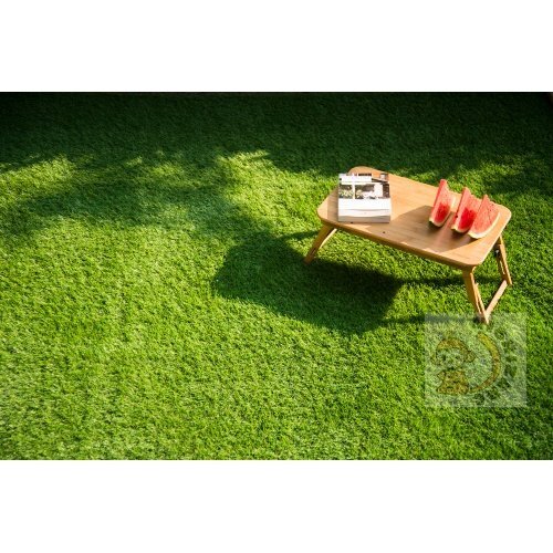 人工芝 ロール 2m×10m 47万本/㎡高密度 芝丈35mm ピン42本つき 4色立体感 透水穴つき リアル ふかふか色落ちにくい抜けにくい【 青緑】2.0拍卖